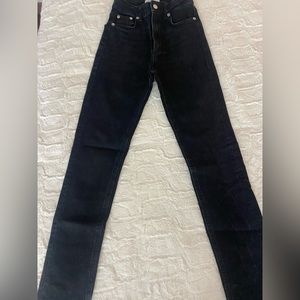 Zara split hem jeans